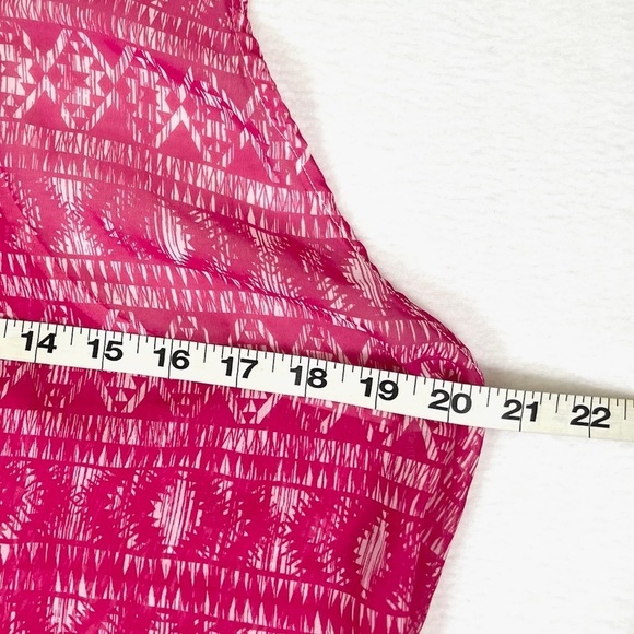 FRANCESCA’S COLLECTION Women's Aztec Sheer Racerback Fringe‎ Swim Coverup M/L - Picture 11 of 11